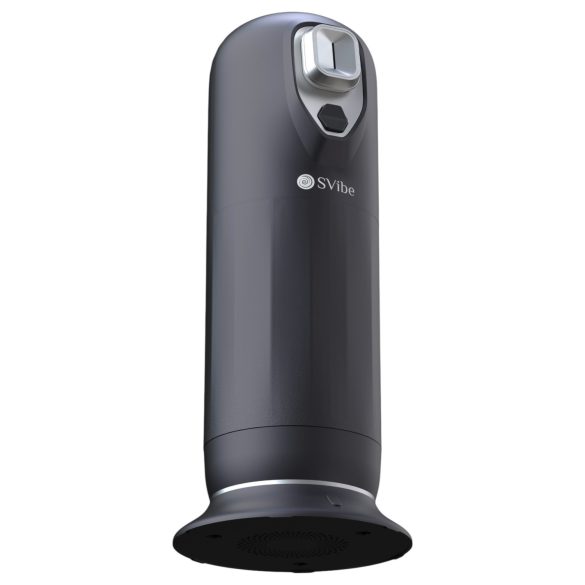 Snail Vibe Jet - pánsky masturbátor s pohybom - vyhrievanie - čierny