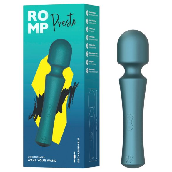 ROMP Presto - masážny vibrátor - zelený