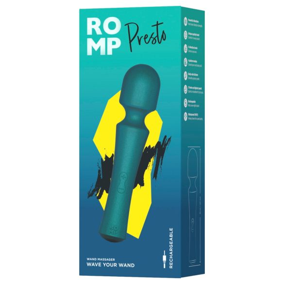 ROMP Presto - masážny vibrátor - zelený