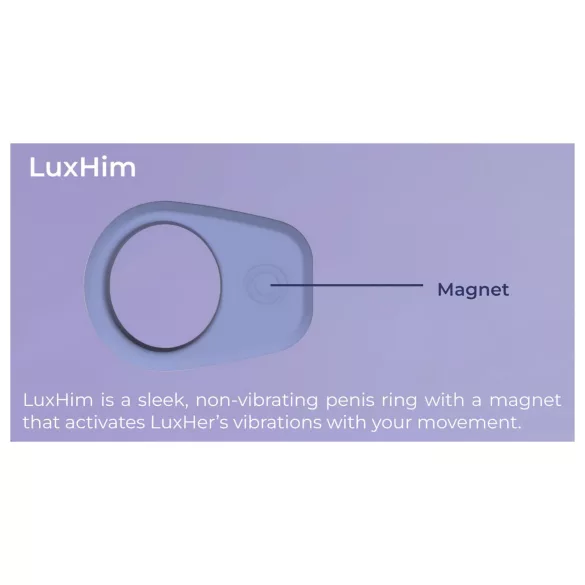 LUXUS Climax Together by Kiiroo - magnetická, aplikáciou ovládaná sada párového vibrátora