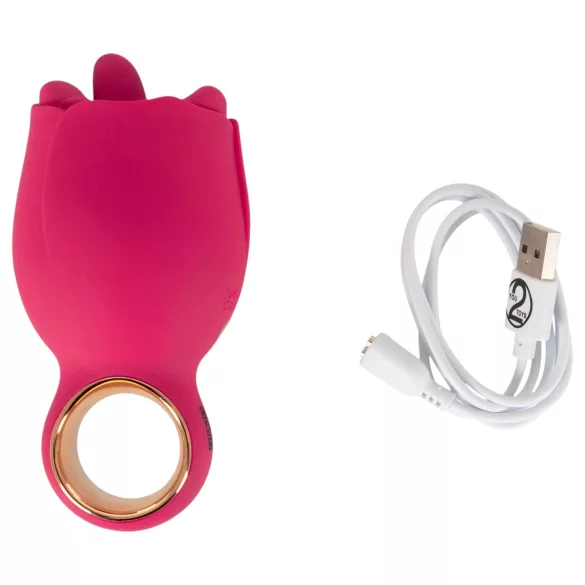 You2Toys Oral Fun - jazýčkový stimulátor klitorisu (ružový)