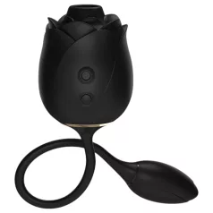   Fifty Shades of Grey - vákuový stimulátor klitorisu a vibračné vajíčko - čierna