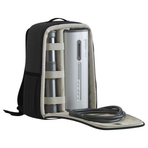 VacuGlide 2 - automatický mužský masturbátor na sieť - luxusný - strieborný