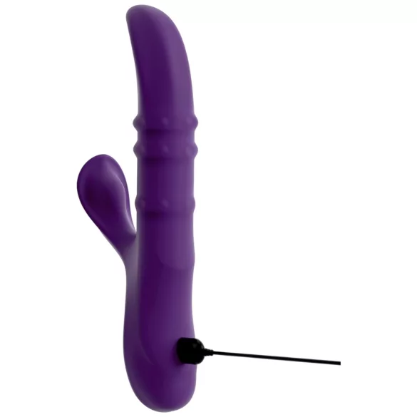 You2Toys - vibrátor s kývavým ramenom na stimuláciu klitorisu a pohyblivým krúžkom (fialový)