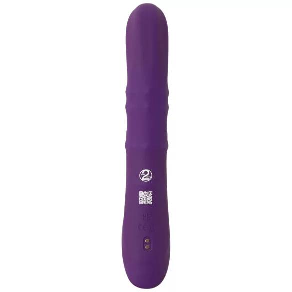 You2Toys - vibrátor s kývavým ramenom na stimuláciu klitorisu a pohyblivým krúžkom (fialový)