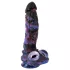 Beasty Cocks Firefly Fantasies - zahrievací prírazový fantasy vibrátor (modrý) - 23,4 cm