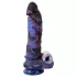 Beasty Cocks Firefly Fantasies - zahrievací prírazový fantasy vibrátor (modrý) - 23,4 cm