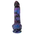 Beasty Cocks Firefly Fantasies - zahrievací prírazový fantasy vibrátor (modrý) - 23,4 cm