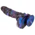 Beasty Cocks Firefly Fantasies - zahrievací prírazový fantasy vibrátor (modrý) - 23,4 cm