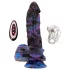 Beasty Cocks Firefly Fantasies - zahrievací prírazový fantasy vibrátor (modrý) - 23,4 cm