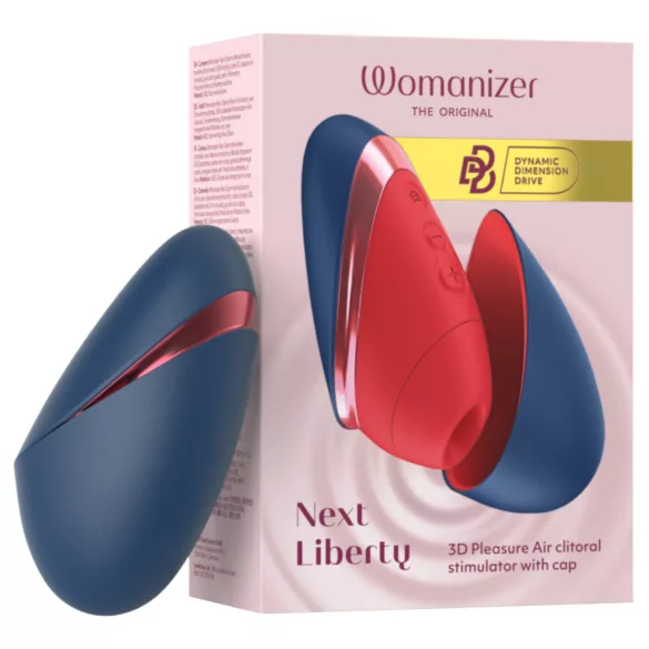 Womanizer Next Liberty - dráždidlo klitorisu s tlakovými vlnami (modré)