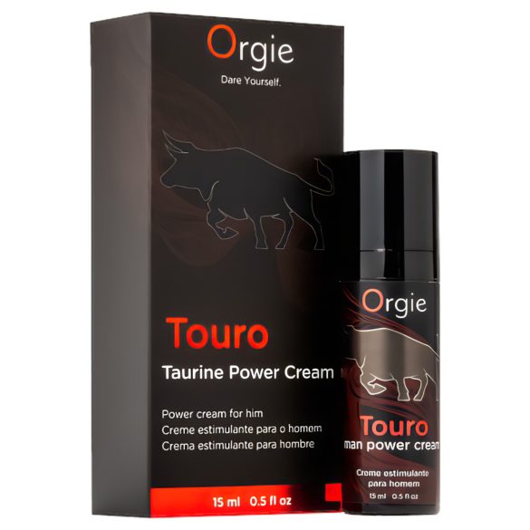 Orgie Touro Power - krém na podporu erekcie (15ml)