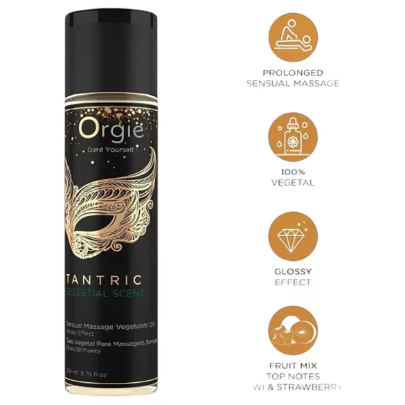 Orgie - masážny olej - zmyselný - 200 ml