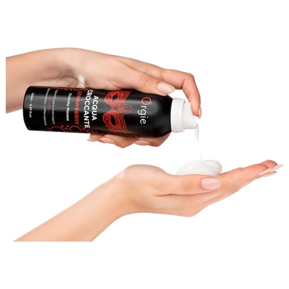 Orgie Acqua Croccante - masážna pena - jahoda (150ml)