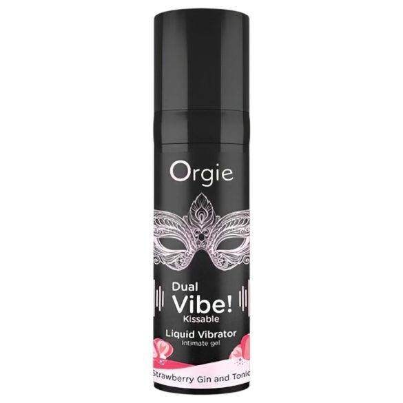 Orgie - unisex tekutý vibrátor - vibrácie - jahoda/gin tonic - 15 ml