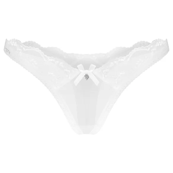 Obsessive Weddya - čipkované tangá (biele)