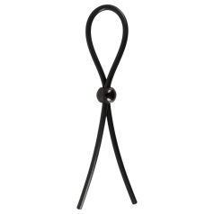 Magic Shiver - nastaviteľný krúžok na penis (čierny)