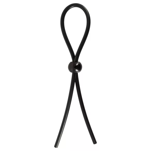 Magic Shiver - nastaviteľný krúžok na penis (čierny)