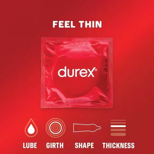 Durex Feel Thin - kondómy pre prirodzený pocit - balenie 2x12 ks