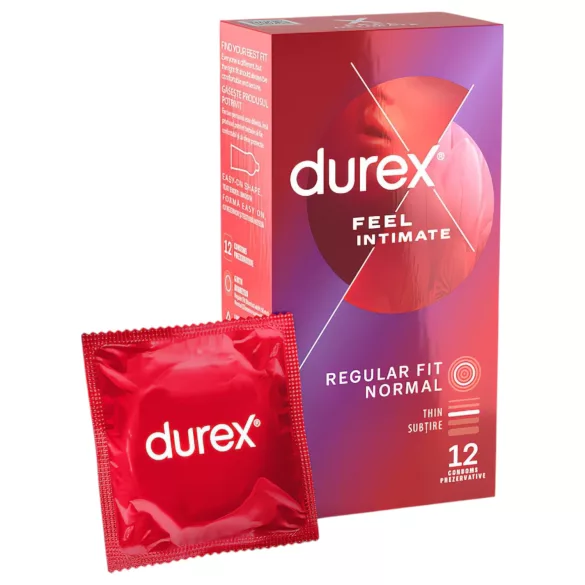 Durex Feel Intimate - tenké kondómy - balenie 2x12 ks