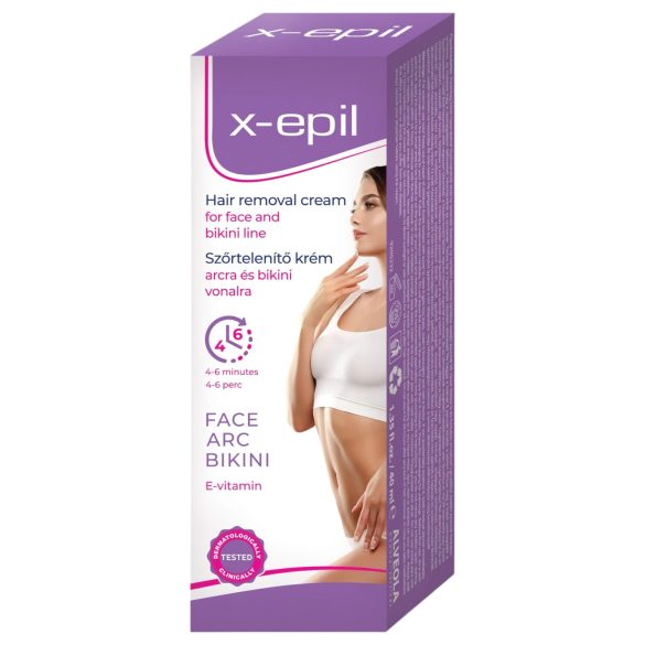 X-Epil - depilačný krém na tvár a bikiny - 40 ml