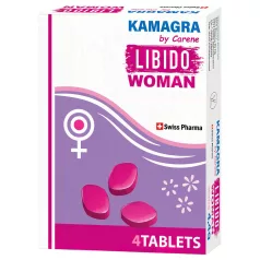   Kamagra by Carene Libido Woman - výživový doplnok v tabletách pre ženy - 4 ks