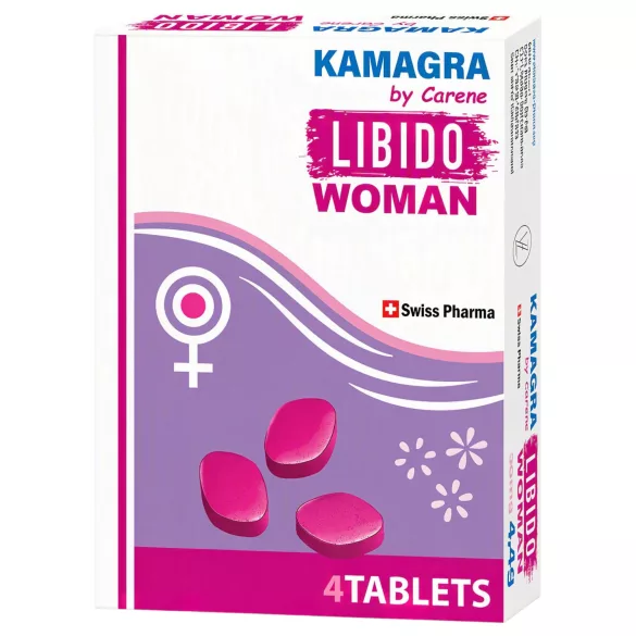 Kamagra by Carene Libido Woman - výživový doplnok v tabletách pre ženy - 4 ks