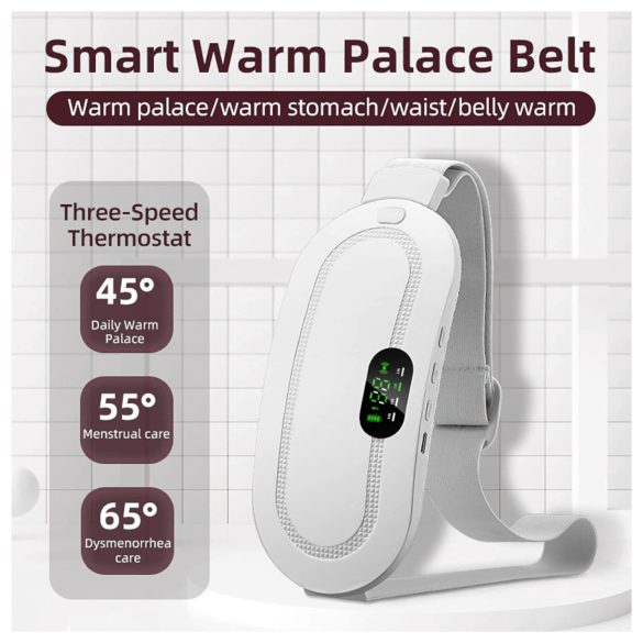 EMS - masážny pás na menštruáciu - elektrický - biely