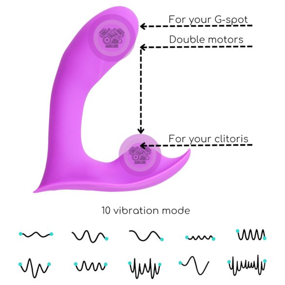 Desirel Insider - G-bod a prostata vibrátor (fialový)