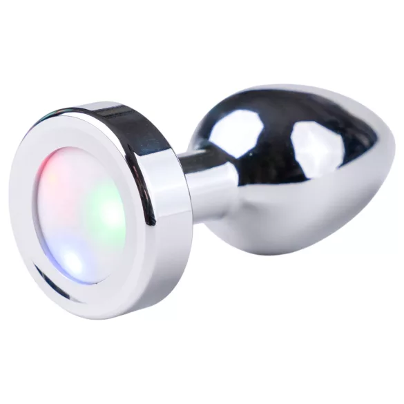 Desirel GlowPlug - análny kolík svietiaci - malý - strieborný