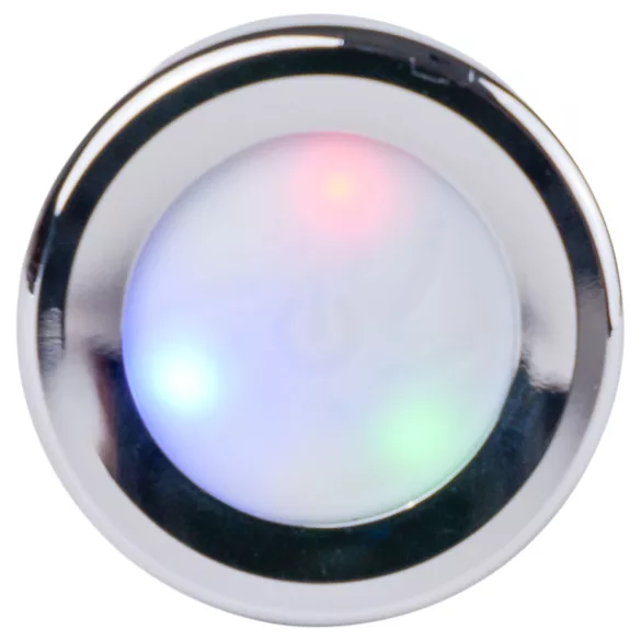 Desirel GlowPlug - análny kolík svietiaci - malý - strieborný