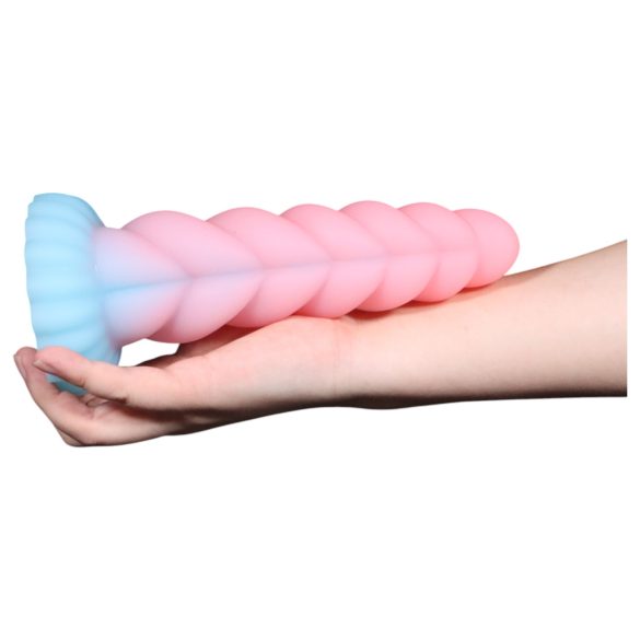 OgazR - svietiaci jednorožec dildo - 22cm (duhový)