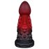 OgazR - dildo v tvare chápadla - 19 cm - červený