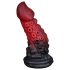 OgazR - dildo v tvare chápadla - 19 cm - červený
