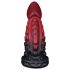 OgazR - dildo v tvare chápadla - 19 cm - červený