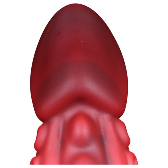 OgazR - dildo v tvare chápadla - 19 cm - červený