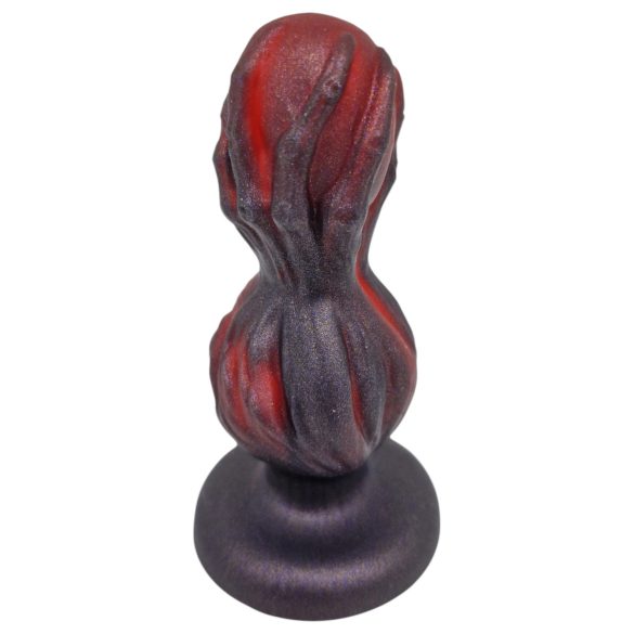 OgazR - análny dildo s guľkami - 10,5 cm - čierny