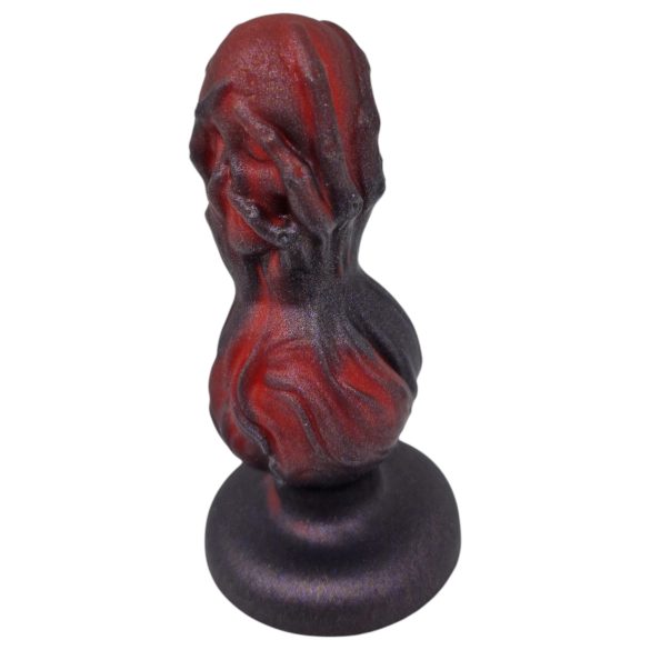 OgazR - análny dildo s guľkami - 10,5 cm - čierny