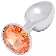 Sunfo - análny kovový šperk - zlatý kameň - strieborný