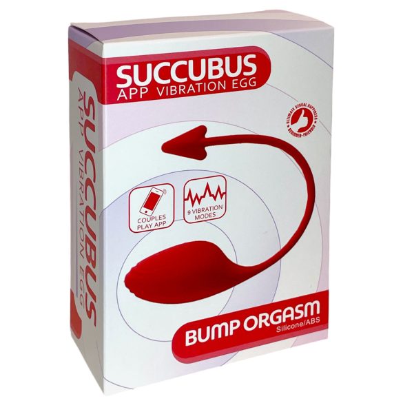 Funny Me - vibračné vajíčko s výbežkami - smart ovládanie - červené