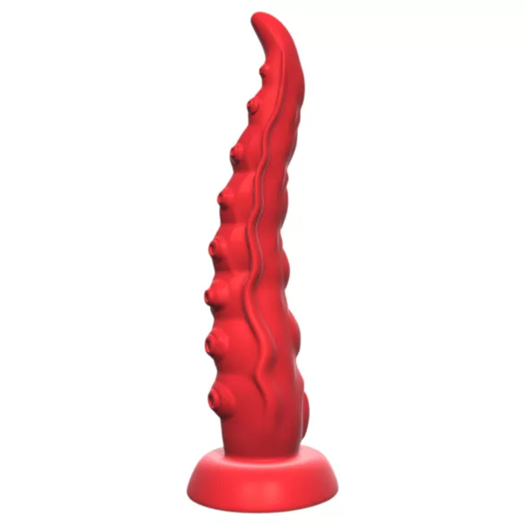Monster Fuck - prísavný vibrátor chápadlo s diaľkovým ovládačom - červený