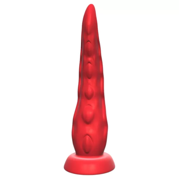 Monster Fuck - prísavný vibrátor chápadlo s diaľkovým ovládačom - červený