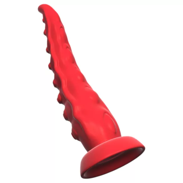 Monster Fuck - prísavný vibrátor chápadlo s diaľkovým ovládačom - červený