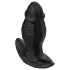 Kangvo - magnetický nafukovací silikónový dildo (čierny)