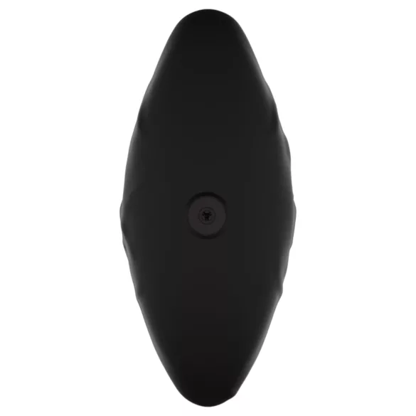 Kangvo - magnetický nafukovací silikónový dildo (čierny)