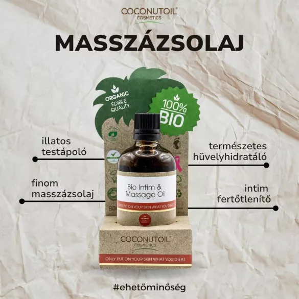 Coconutoil - bio intímny a masážny olej - 80 ml
