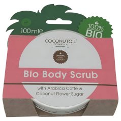   Coconutoil - telový peeling s kávou a kokosovým cukrom - bio 100ml