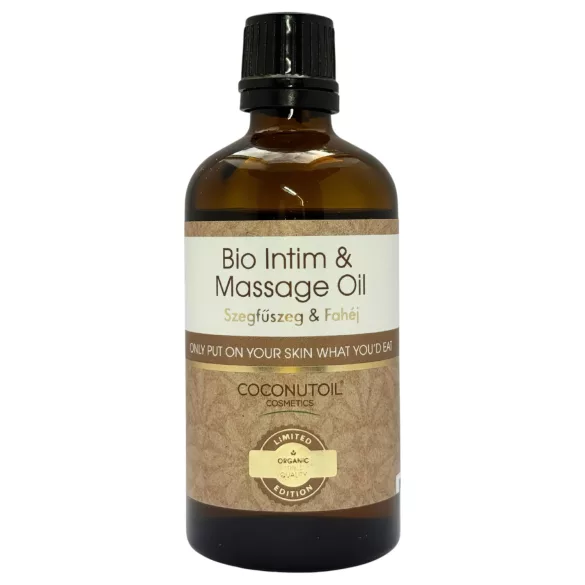 Coconutoil - bio intímny a masážny olej - klinček škorica - 80 ml