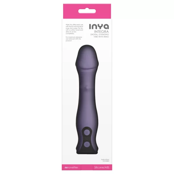 NS Novelties - vibrátor s pohybom a rotáciou - fialový