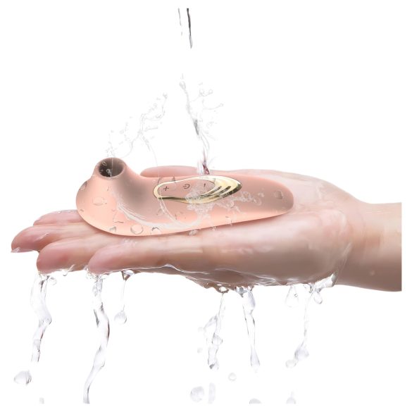 AlvUp - vibračný stimulátor klitorisu s tlakovými vlnami - ružový